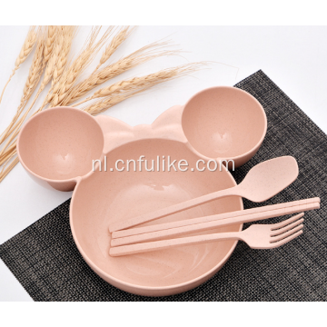 4-delige Minnie Mouse Shape Baby-servies